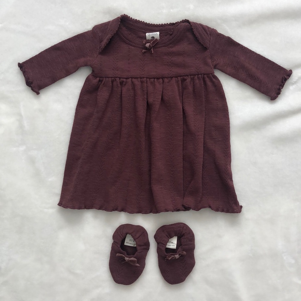 Kate Quinn dress and booties